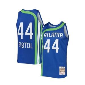 Pistol Pete Maravich Mitchell & Ness 1971-72 Atlanta Hawks Swingman Jersey XL